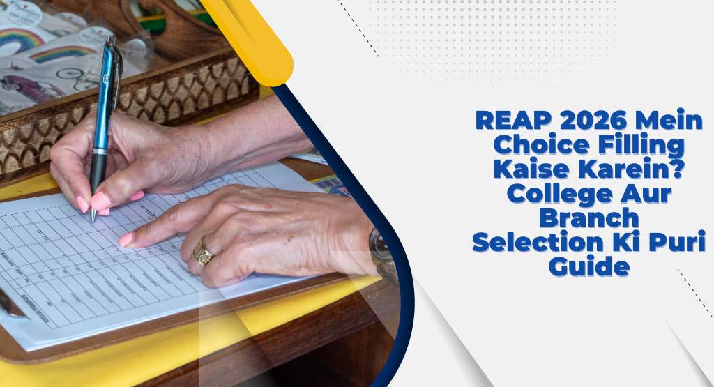 REAP 2026 Mein Choice Filling Kaise Karein? College Aur Branch Selection Ki Puri Guide
